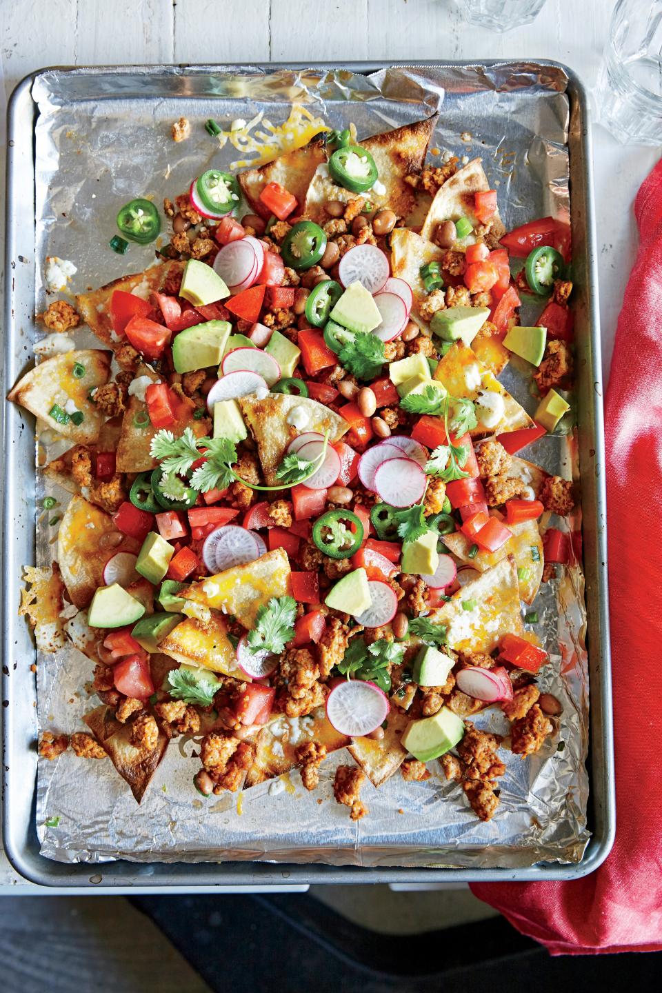 Loaded Chorizo Nachos