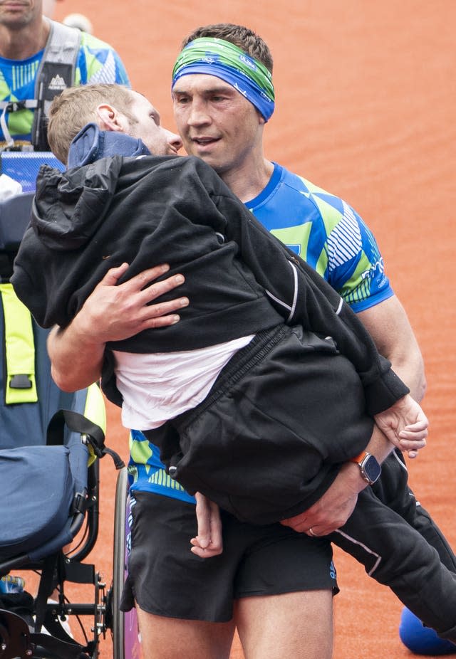 Rob Burrow and Kevin Sinfield 