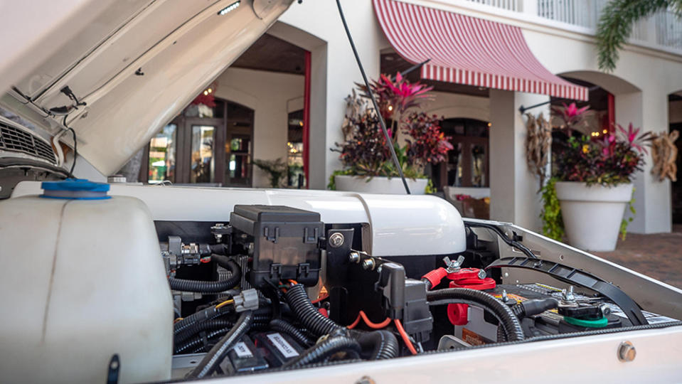 Electric Tesla Range Rover