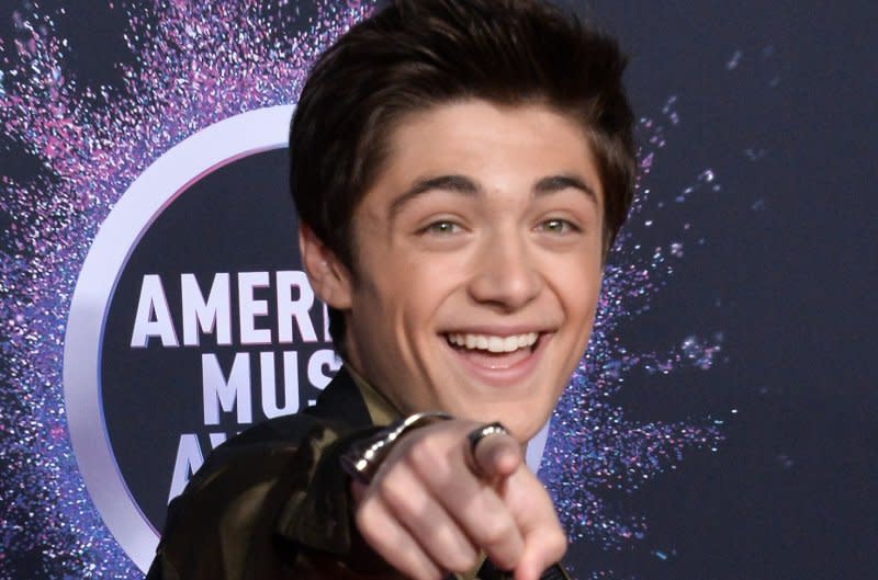 Asher Angel arrives for the 47th annual American Music Awards at the Microsoft Theater in Los Angeles in 2019. File Photo by Jim Ruymen/UPI