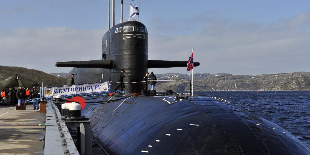 Russian Navy ballistic missile submarine K-84 Yekaterinburg