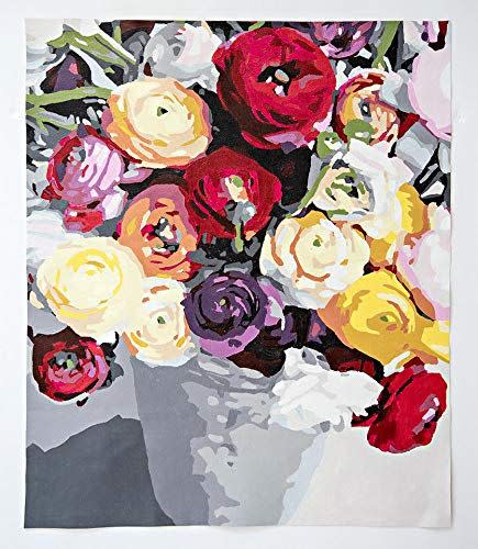 15) Botanical Floral DIY Canvas Paint by Numbers