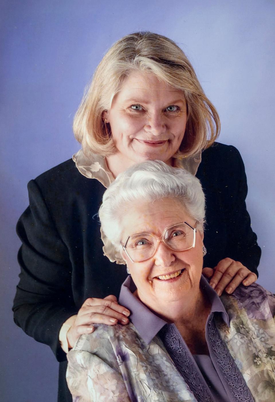 Pat Beall and her mother Edna Mae Perkins.