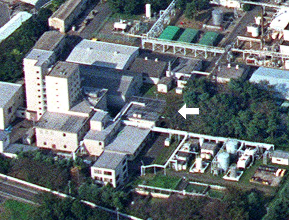 Luftaufnahme von 1999:  In Tokaimura, Präfektur Ibaraki, ist am 30. September ein Strahlungsleck aufgetreten ist (Bild: Getty Images)