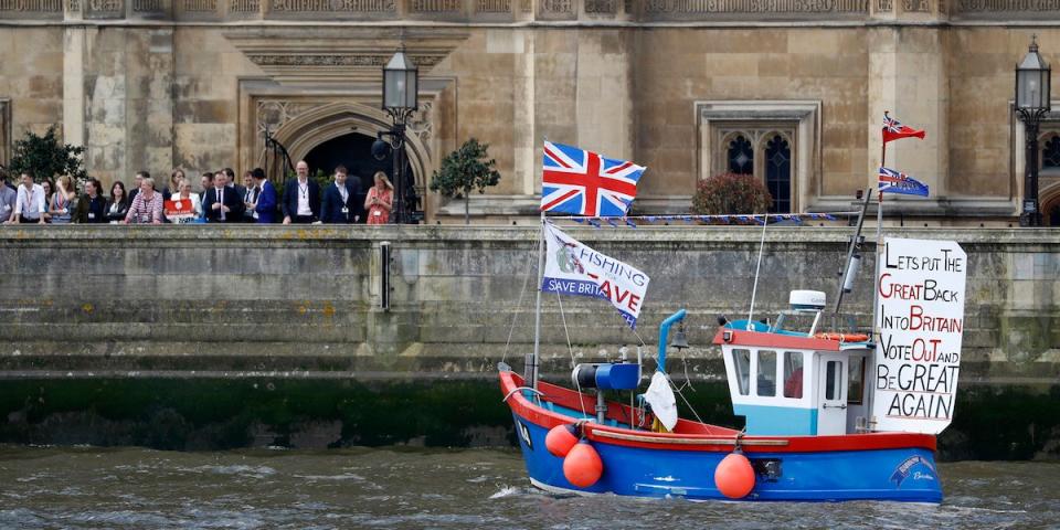 Brexit Thames flotilla