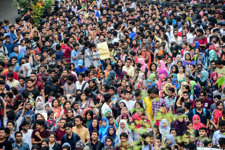 Alam was arrested after he criticised the Bangladesh government's handling of major student rallies