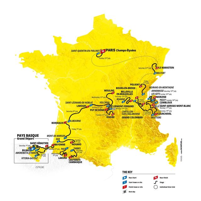 tour de france stage 5 tv schedule