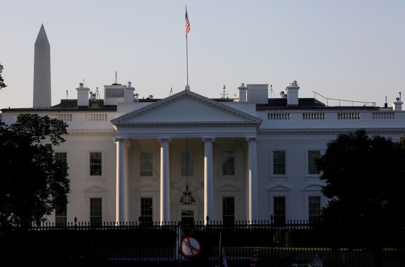 FILE PHOTO: A general view of the White House in Washington