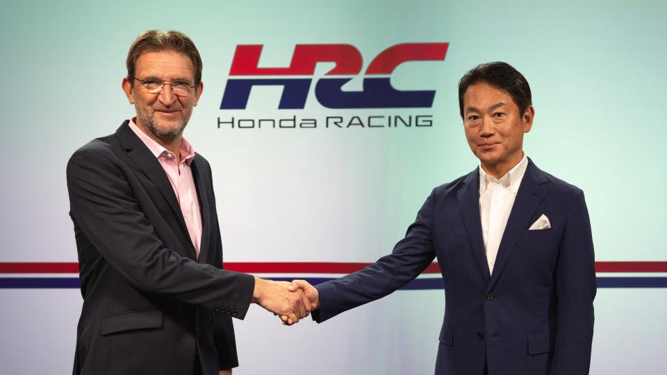 This week, Honda Performance Development president David Salters (left) and Honda Racing Corp. president Koji Watanabe announced a rebranding of HPD, starting in 204, in a move that will bring both of Honda's racing units under one umbrella to focus on a more global strategy.