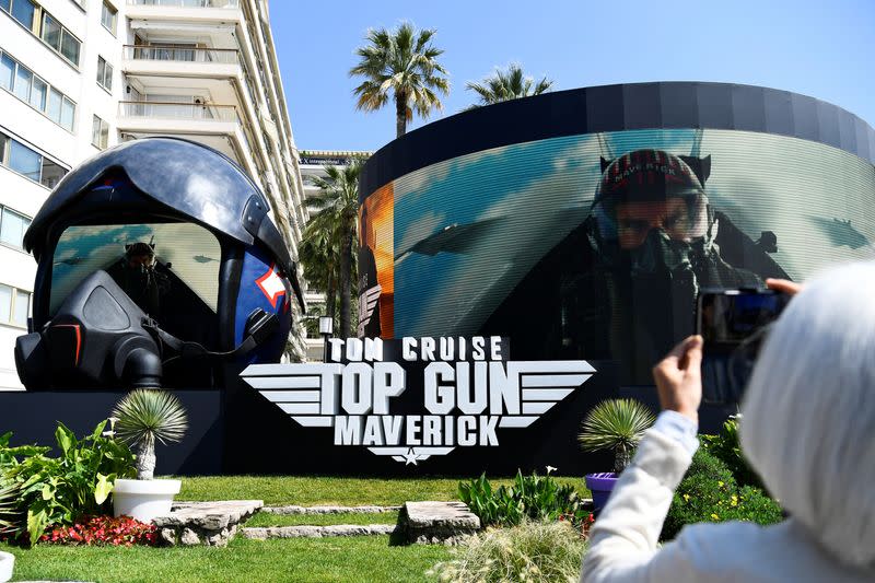 FILE PHOTO: The 75th Cannes Film Festival - The Croisette and the film Top Gun: Maverick