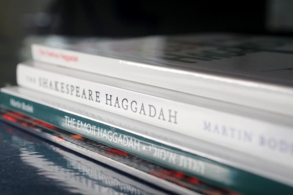 The author collects Haggadot.