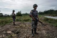 Myanmar security forces 'fire on fleeing Rohingya' as violence scorches Rakhine