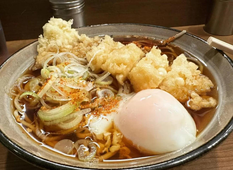 Kameya Soba with Onsen Egg & Tempura