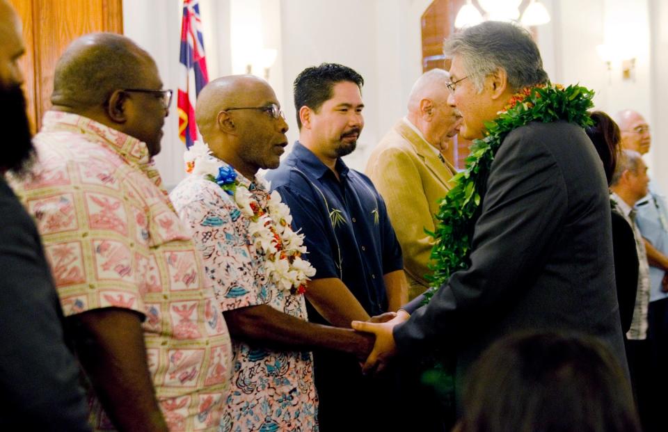 graduation ceremony of the Hawaii Veterans Treatment Court