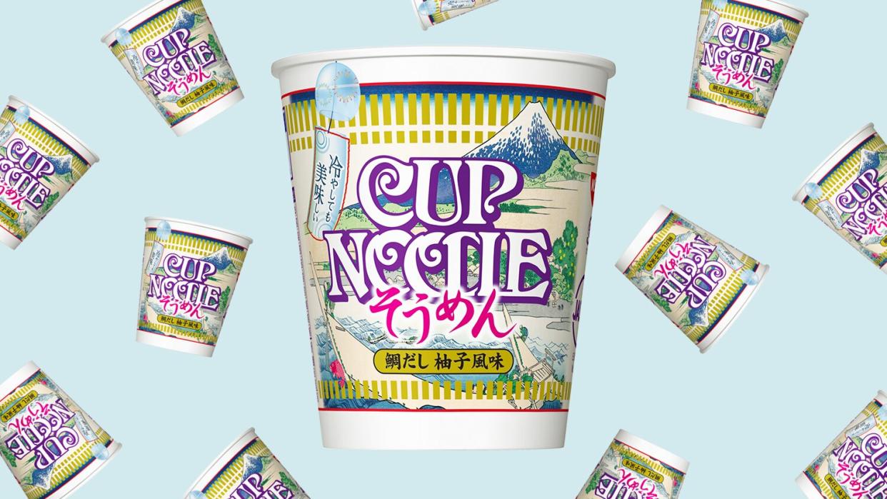 iced cup noodles in japan