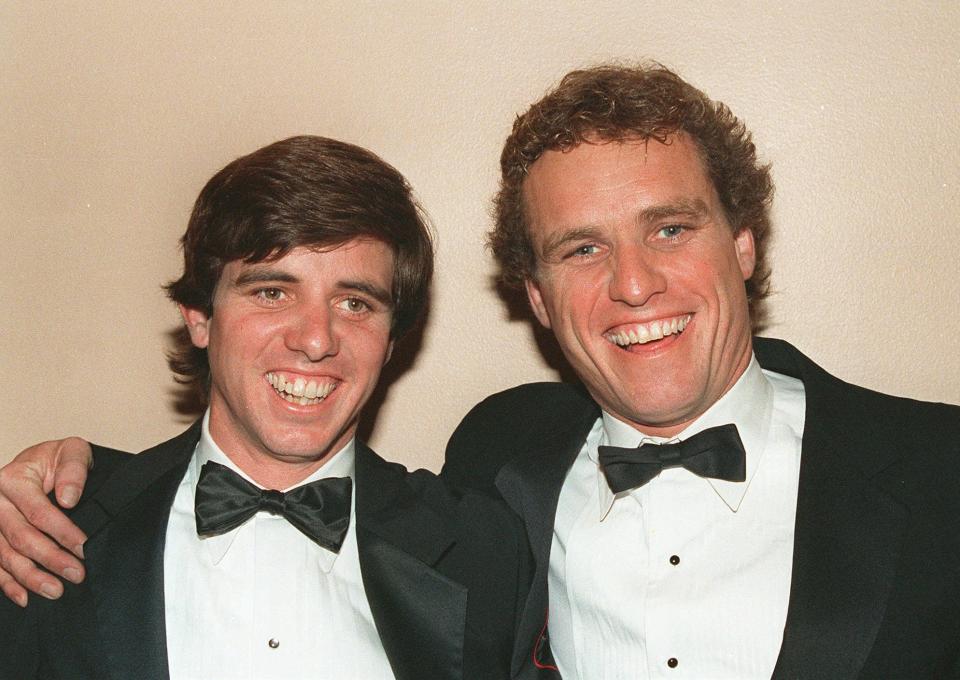 Michael Kennedy (left) with his brother Rep. Joseph Kennedy (right).