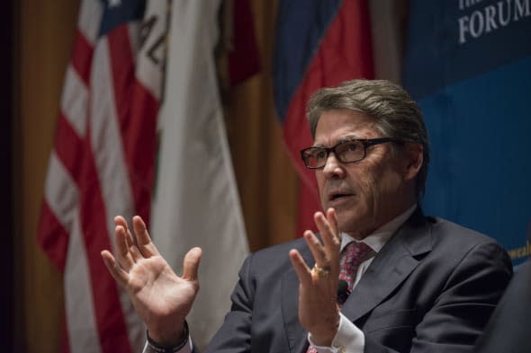 Texas Governor Rick Perry Speaks At The Commonwealth Club