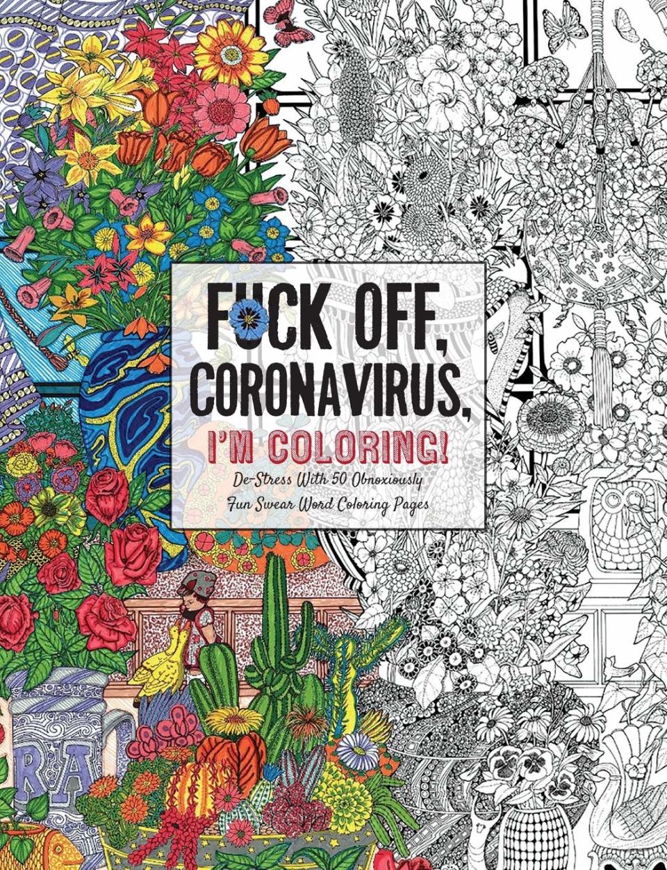 coronavirus coloring book, funny color books
