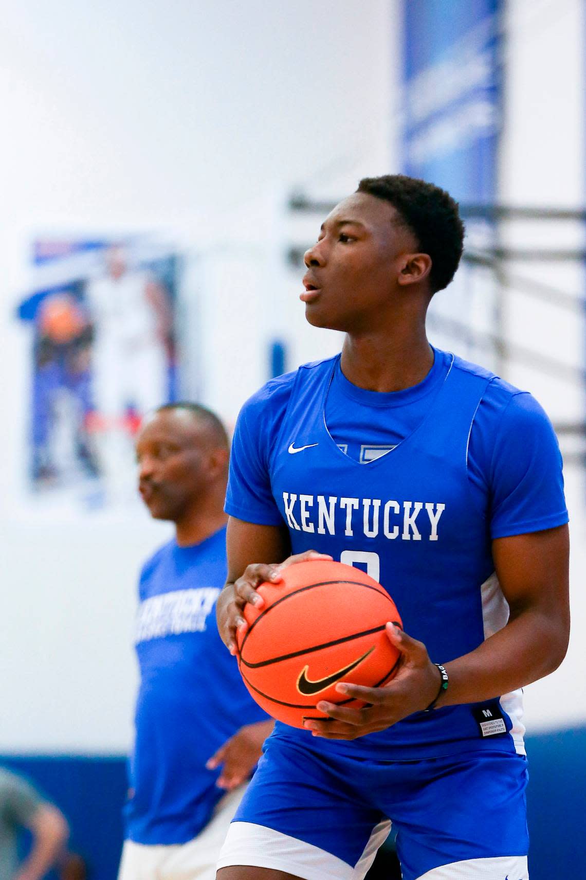 Adou Thiero is the youngest player on UK’s roster for 2022-23. “I came in thinking everyone gets their chance,” he said. “So when I get mine, I’m going to show my skill.”