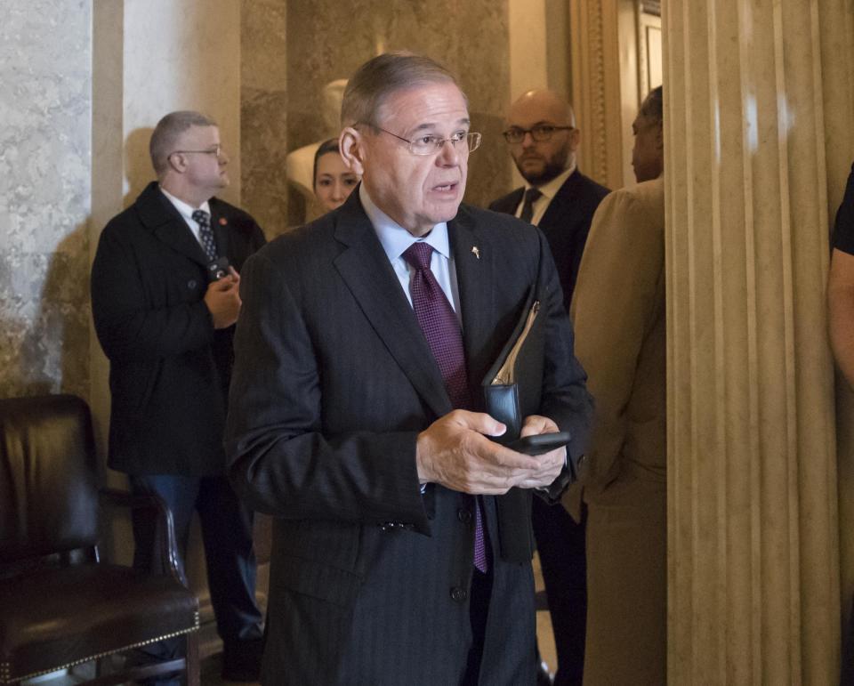 WNBC reported that prosecutors want to know if Sen. Robert Menendez or his wife received expensive gifts from Wael Hana or others associated with IS EG Halal, including a Mercedes-Benz, jewelry, and a luxury Washington apartment.