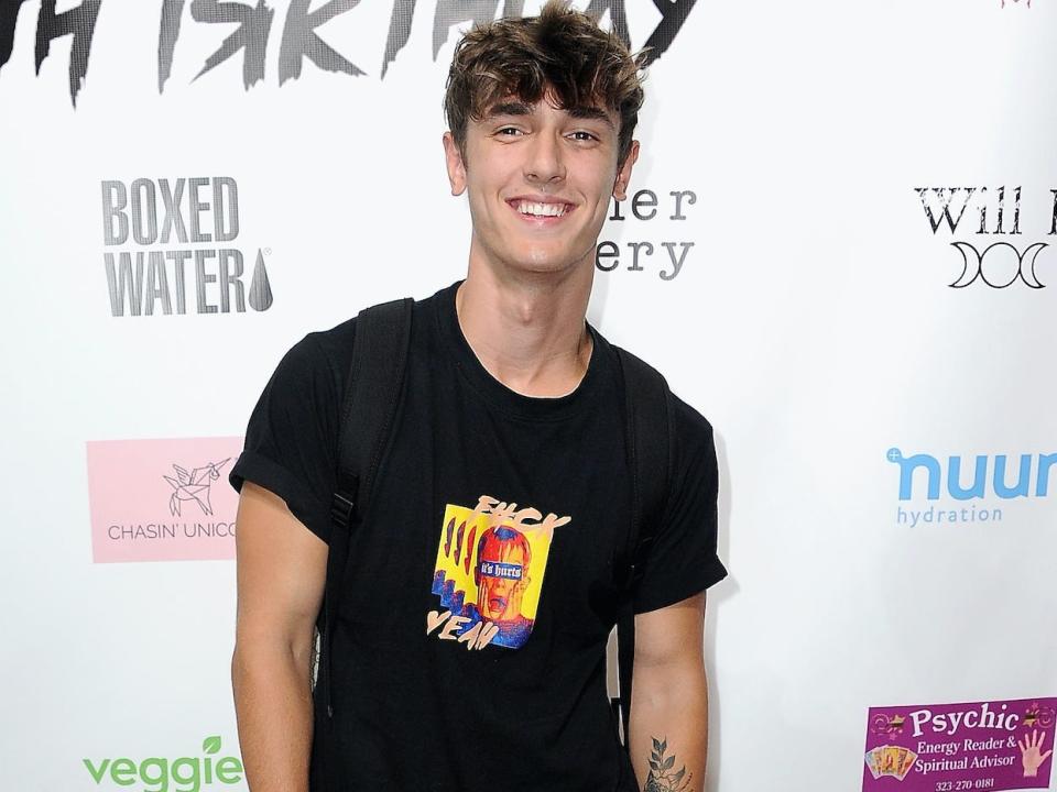 Bryce Hall attends Singer Will B's 17th Birthday Party held at Starwest Studios on August 17, 2019 in Burbank, California.