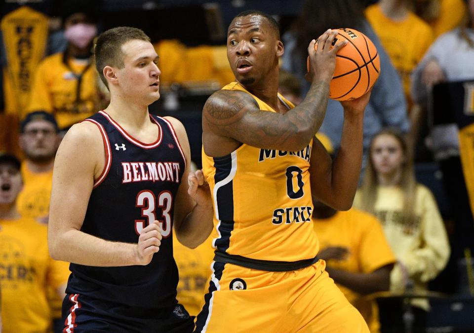 No. 21 Murray State blows out Belmont 76-43; Racers clinch OVC regular ...