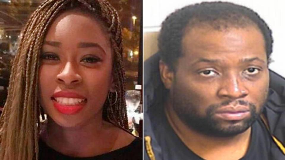 N-Kya Logan, left, who was 8-months pregnant when she was stabbed to death and her body later burned say Fresno police, and her brother, Aaron Dudley, who has been arrested in the murder.