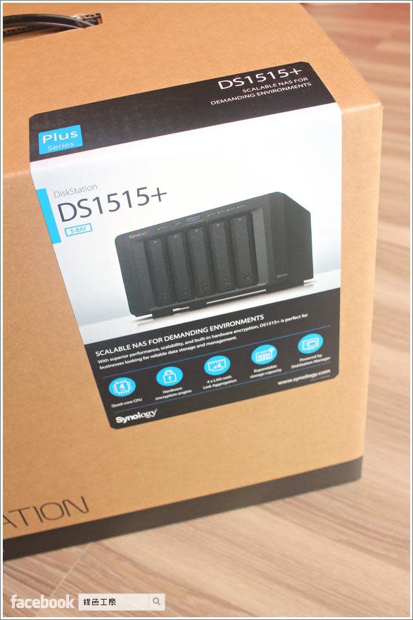 Synology DiskStation DS1515+ 5Bay網路儲存伺服器