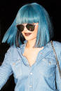 <p>August 2015's teal wig. </p>