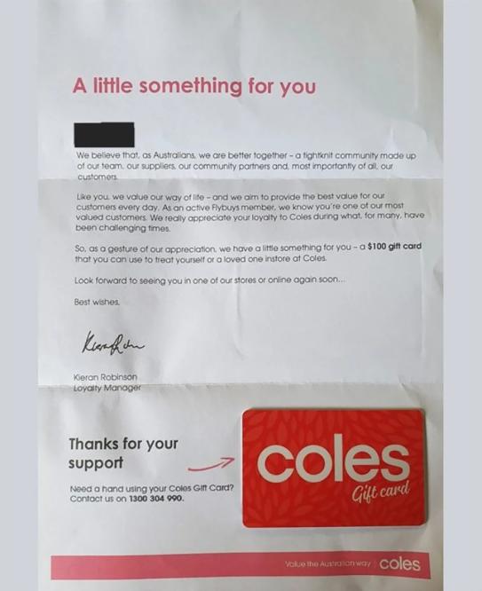Layby Coles Supermarkets $500 Digital Gift Card (delivered by email)  Online, apple gift cards coles 