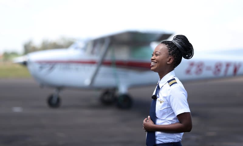 South African pilot shows other women how to take the controls