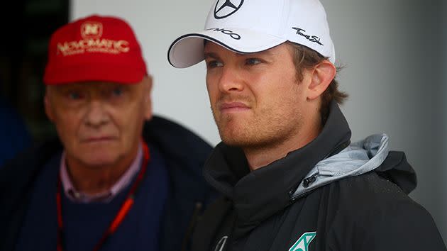 Lauda is not happy with Rosberg. Image: Getty