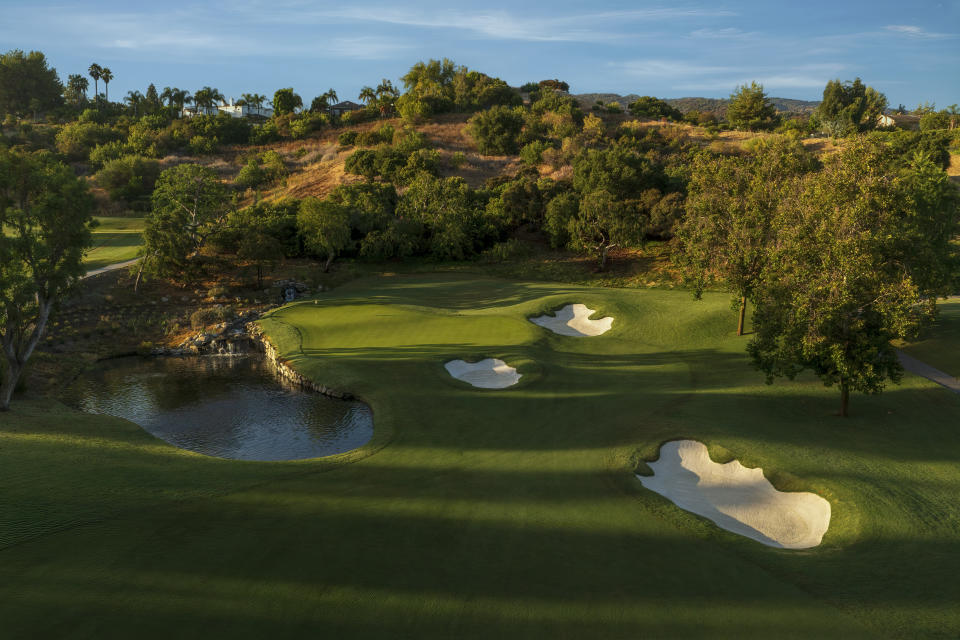 The fifth hole of El Caballero Country Club as seen on Aug. 8th 2023 in Tarzana, CA. (USGA / Kirk H. Owens)