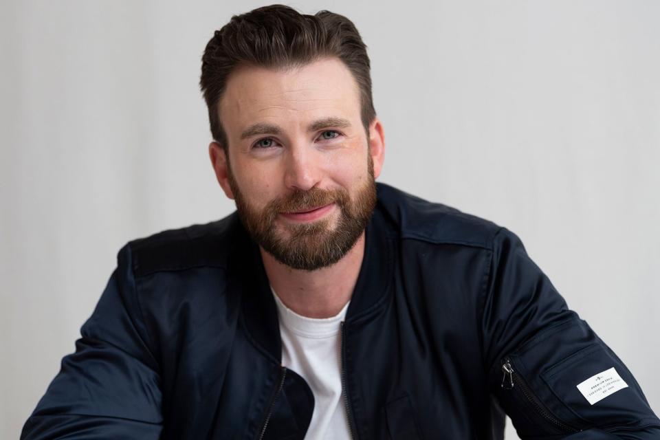Chris Evans 'Knives Out' film photocall, Four Seasons Hotel, Beverly Hills, Los Angeles, USA - 15 Nov 2019