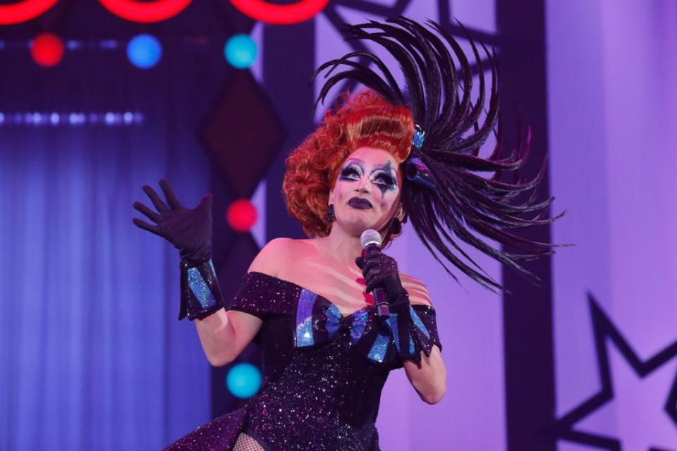 Bianca Del Rio performs at the Big Apple Circus Halloween Under The Big Top on October 31, 2018, in New York City.