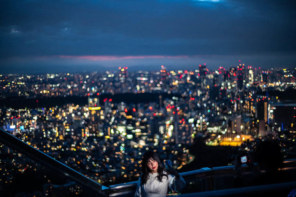 六本木之丘東京城市景觀（Photo by Philip FONG / AFP, Image Source : Getty Editorial）