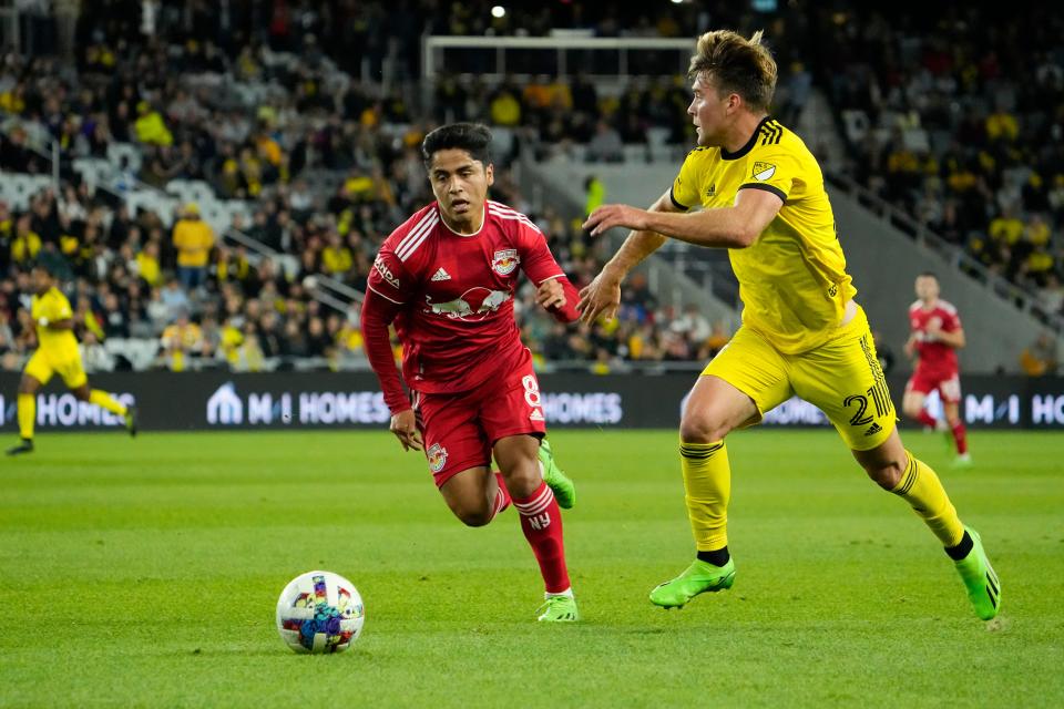 Crew midfielder Aidan Morris split time with Artur last season, but is expected to be a regular starter for Columbus this season.