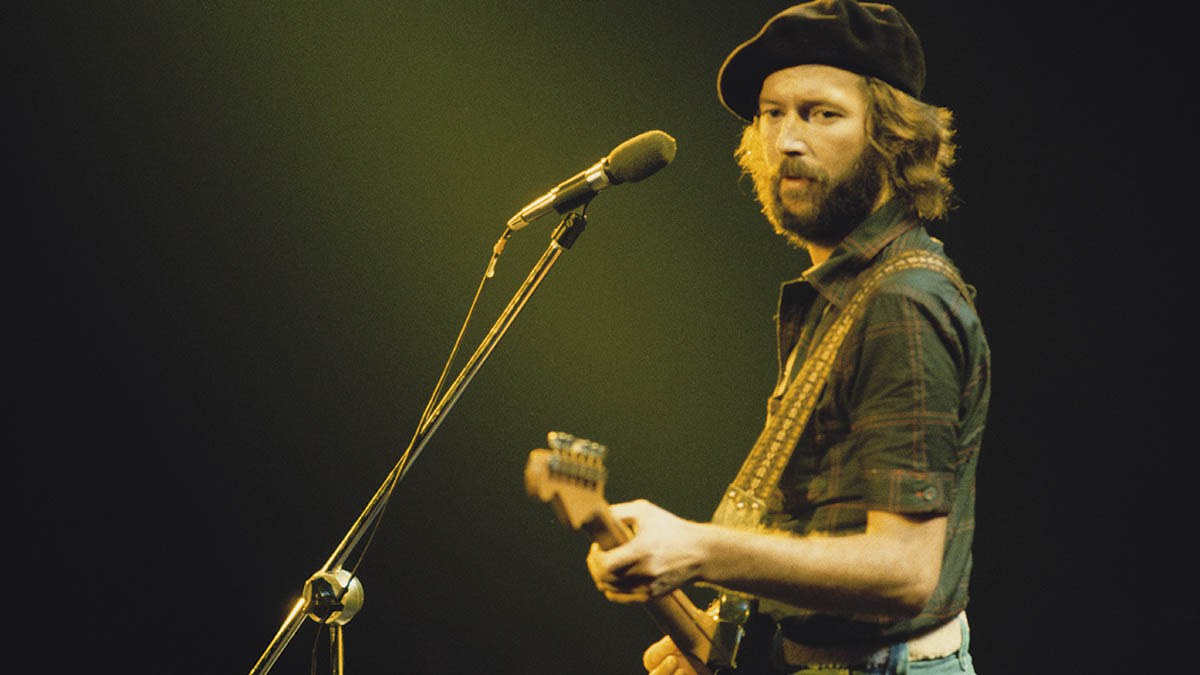  Eric Clapton performs live onstage in 1975. 