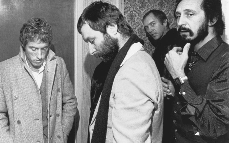 The Who, shortly after stampede killed 11 fans in Cincinnati, 1979 - Bettmann