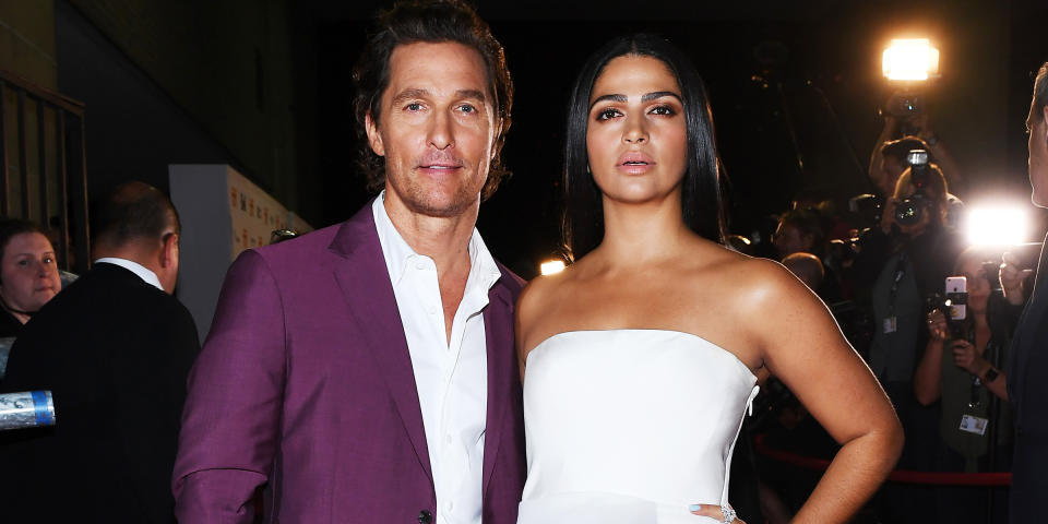 Matthew McConaughey and wife Camila Alves McConaughey at 2018 Toronto International Film Festival  (GP Images / Getty Images)