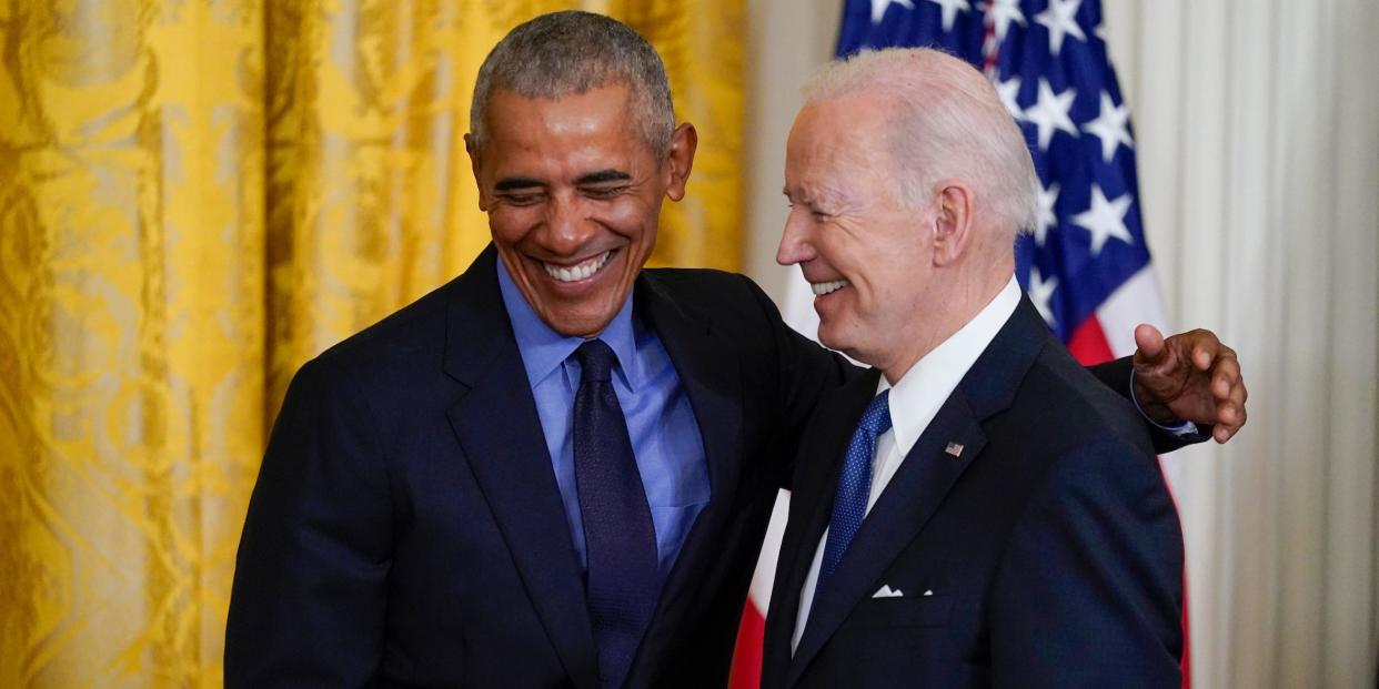 Barack Obama and Joe Biden