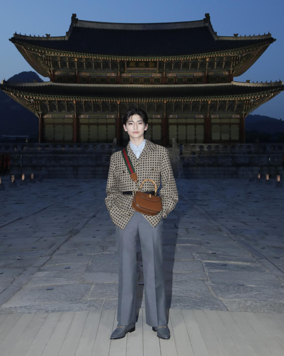 Fumiya Takahashi attended Gucci's Cruise 2024 show in Seoul on 16th May 2023. (PHOTO: Gucci)