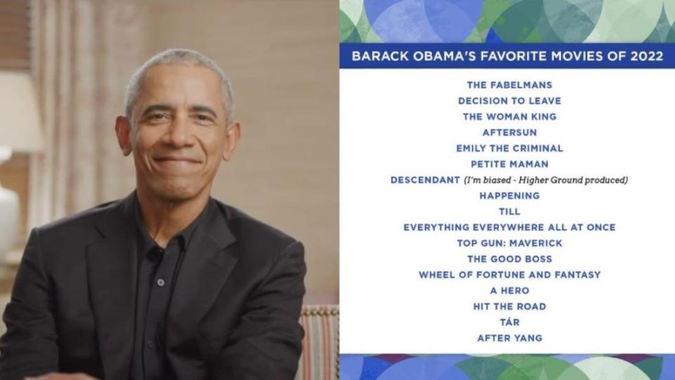 美國前總統歐巴馬嚴選17部年度電影。（圖／翻攝自barackobama IG）