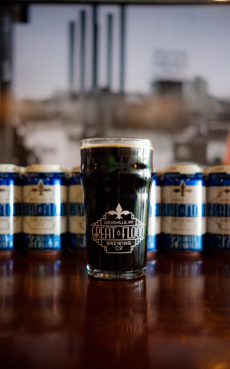 Great Flood Brewing Co.'s holiday beer is a ’37 Coffee Porter, with aromatic notes of forward chocolate and subtle roast, balance flavor with milk chocolate, coffee, and roast.