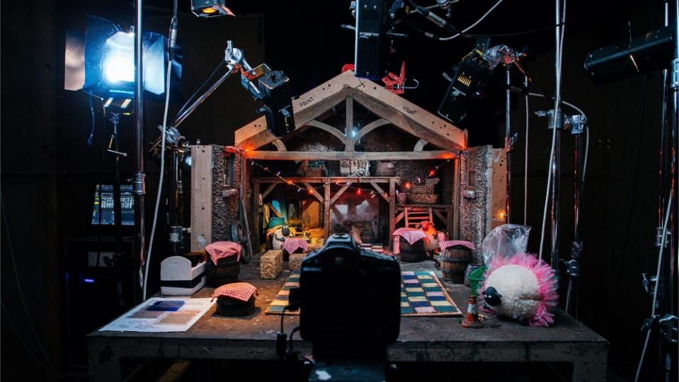 Aardman Academy set used by University of Canterbury, New Zealand