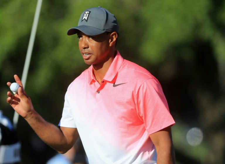 Tiger Woods opened and closed the front nine with bogeys but rallied late to shoot a level-par 72 and stand seven shots back on 140 after 36 holes at Bay Hill