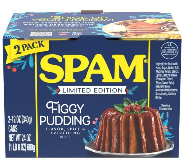 Limited Edition Figgy Pudding Spam – I tried it, so you don't have to