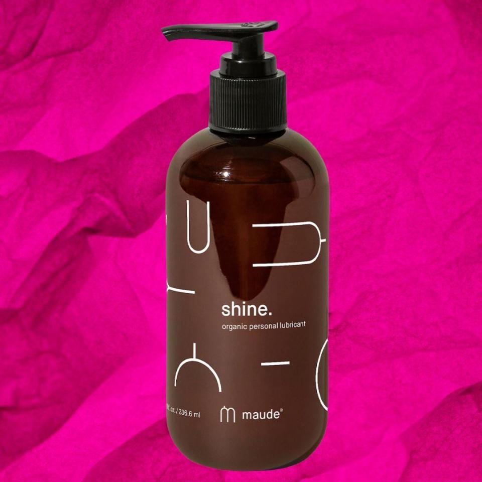 Gaither recommended using a water-based personal lubricant for addressing vaginal dryness. This gentle, pH-balanced lubricant contains hydrating aloe to enhance natural moisture and keep you comfortable for longer.You can buy maude Shine from Sephora for around $25.