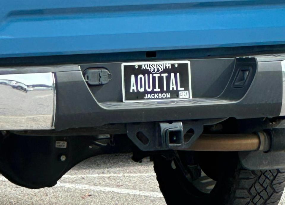 I saw this “AQUITAL” license plate in the parking lot of a courthouse. Hannah Ruhoff/Sun Herald