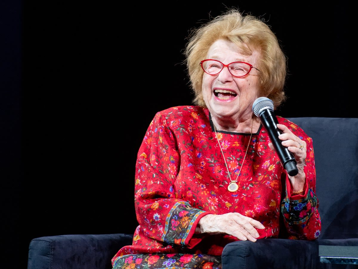 Dr Ruth Westheimer at the Tribeca Film Festival in April 2019 at the premiere of a documentary about her extraordinary life (Roy Rochlin/Gett)